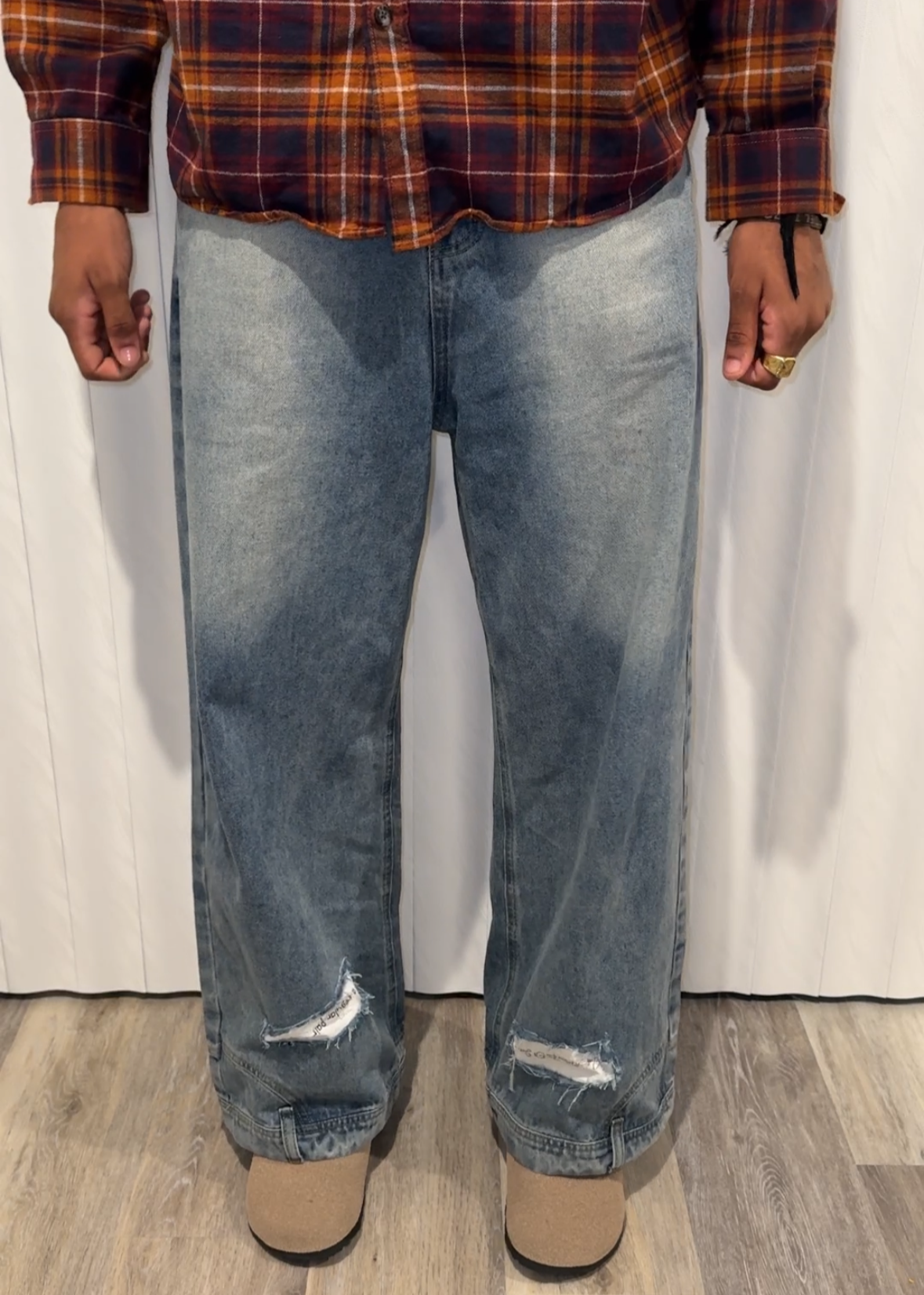 "Just A Regular Pair Of Jeans" Upside-Down Jeans